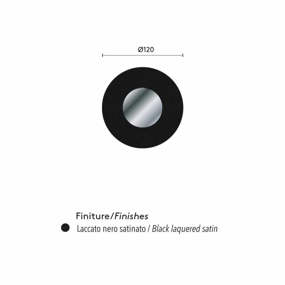 Contemporary Malva wall mirror with different colours available Viadurini