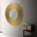 Modern design wall mirror Malva, available in different colours