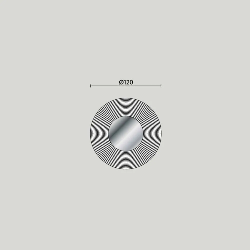 Contemporary Malva wall mirror with different colours available Viadurini