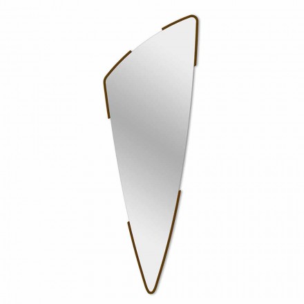 Long Decorative Cantilever Wall Mirror in 4 Colours - Spino Viadurini