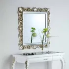 Design wall mirror with Marsy decorated frame, 98x98 cm Viadurini
