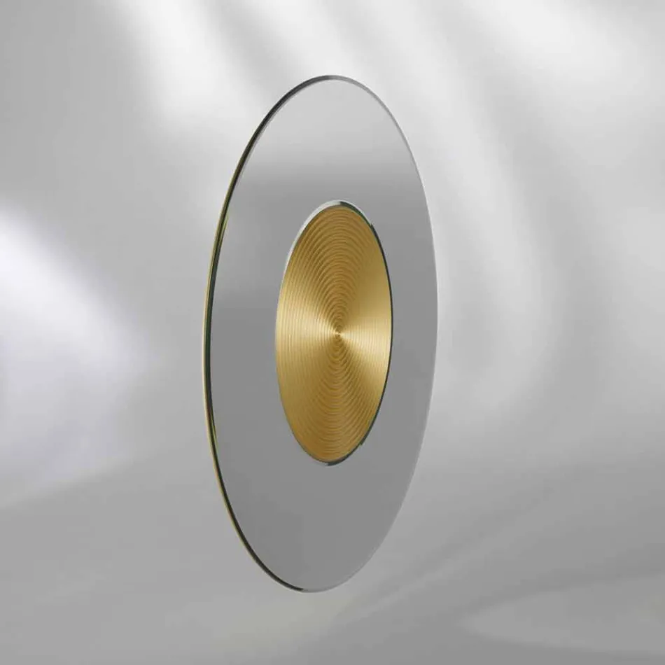 Design wall mirror with Malva MDF support Viadurini