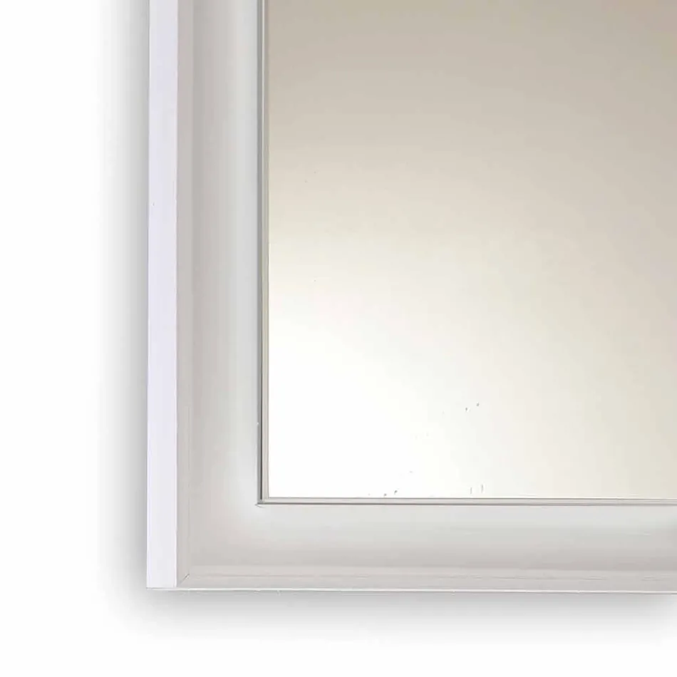LED Illuminated Wall Mirror with Touch Switch Made in Italy - Ammar Viadurini