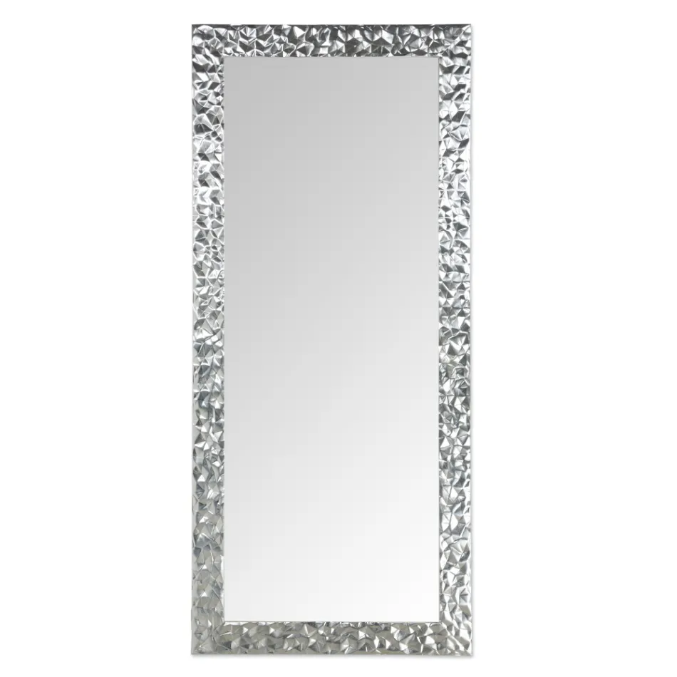 Wall Mirror in Hand Decorated Wood Made in Italy - Niagara Viadurini