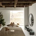 Wall Mirror in Curved Convex Glass in Different Finishes - Light Viadurini