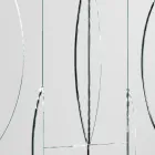 Modular Wall Mirror with Wooden Structure Made in Italy - Saetta Viadurini