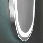 Wall Mirror for Bathroom with Integrated 4000K LED Made in Italy - Scrullo Viadurini