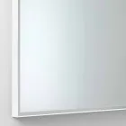Square Wall Mirror with Frosted Glass Frame Made in Italy - Mirro Viadurini