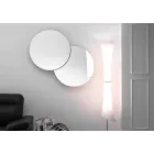Round Wall Mirror with Satellite that Rotates 360 ° Made in Italy - Shaki Viadurini