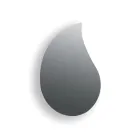 Aurelia Drop-Shaped Wall Mirror Made in Italy Viadurini