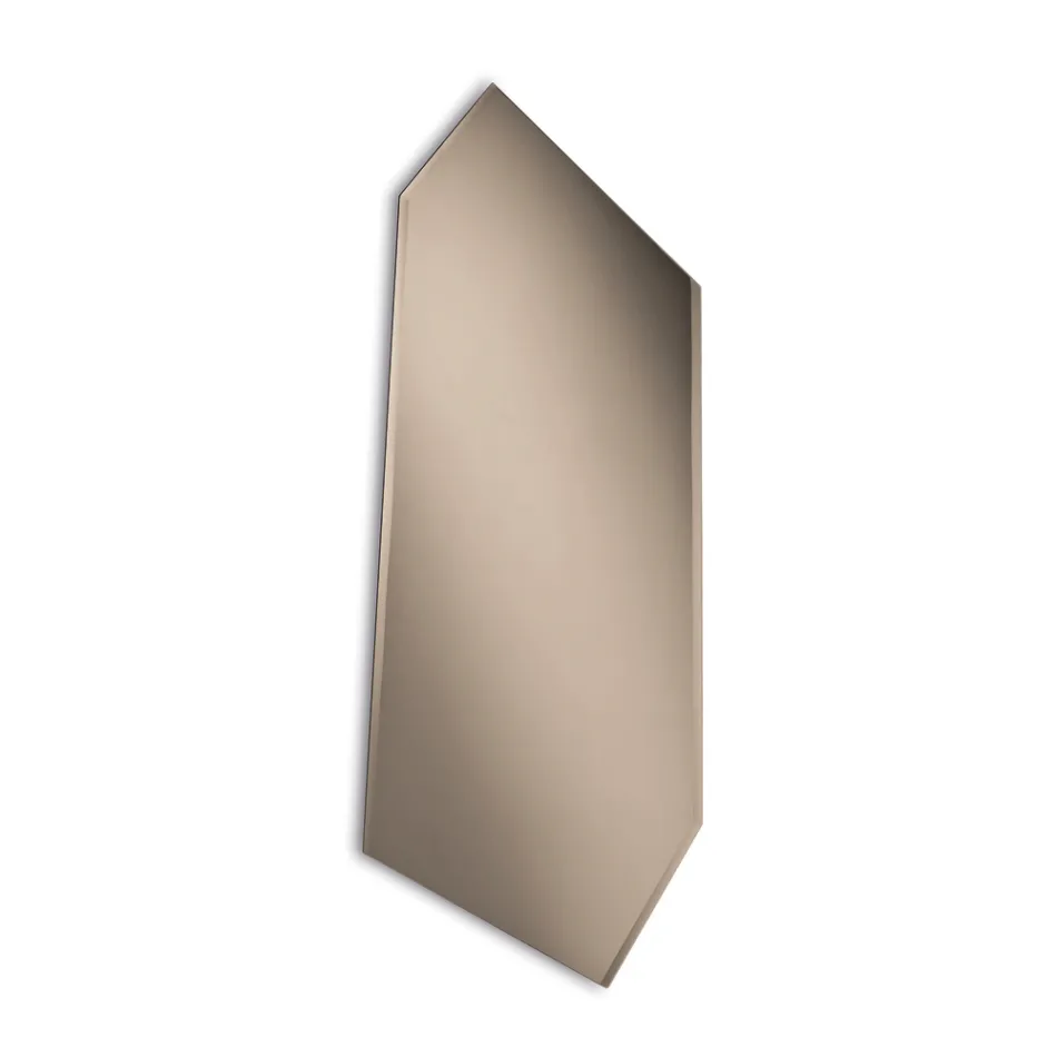 Shaped Wall Mirror with Ground Edges Made in Italy - Welcome Viadurini