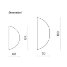 Shaped Wall Mirror Made in Italy - Alfonsa Viadurini