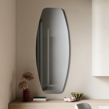 Elongated Mirror in Three Color Variations Made in Italy - Silea Viadurini