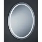 Contemporary design mirror with Pura LED lighting Viadurini