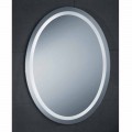 Pura LED bathroom mirror, modern design