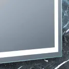 Contemporary bathroom design mirror with Paco LED lighting Viadurini