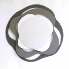 Modern Design Mirror from Tricolor Iron Wall Made in Italy - Gertrude Viadurini