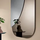 Mirror Made of 2 Overlapping Shaped Sheets Made in Italy - Adelaide Viadurini