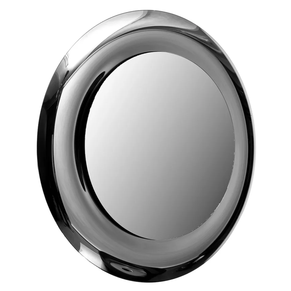 Curved Glass Mirror with Backlit LED Lights - Excelsior Viadurini