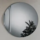 Made in Italy Wave Fused Glass Mirror - Candida Viadurini