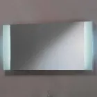 Design LED light Mirror with satin glass edges Sam Viadurini