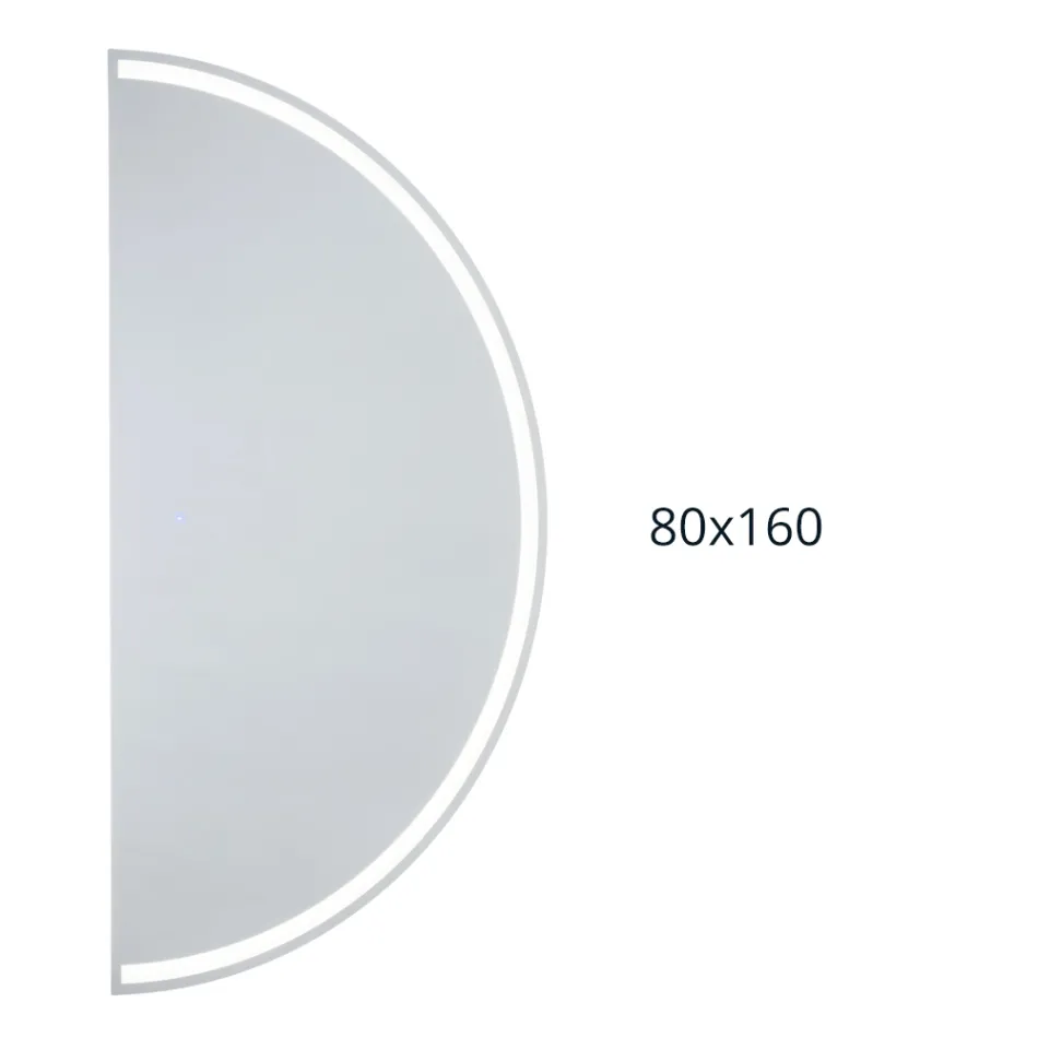 Backlit Mirror with Continuous LED Stripe - Excelsior Viadurini