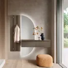 Backlit LED Mirror with Polished Edge Made in Italy - Kyra Viadurini