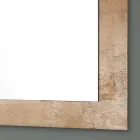 Rectangular Wall Mirror with Silver, Gold or Copper Glass Frame - Stileo Viadurini