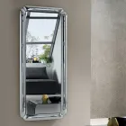 Rectangular Mirror with Cast Crystal Frame Made in Italy - Belinda Viadurini