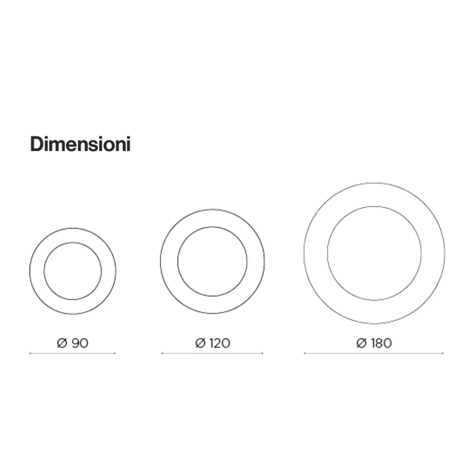 Round Mirror with Wavy Glass Frame Made in Italy - Adelma Viadurini