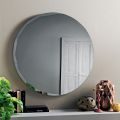 Round Wall Mirror with Lateral Grinding Made in Italy - Andreina