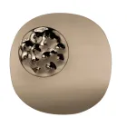 Shaped Mirror with Wavy Glass Insert Made in Italy - Adalberta Viadurini