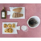 Modern Cutting Board in White Carrara Marble Made in Italy - Biblon Viadurini