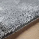 Bordered Rug in Cotton and Colored Viscose for Lounge - Planetarium Viadurini