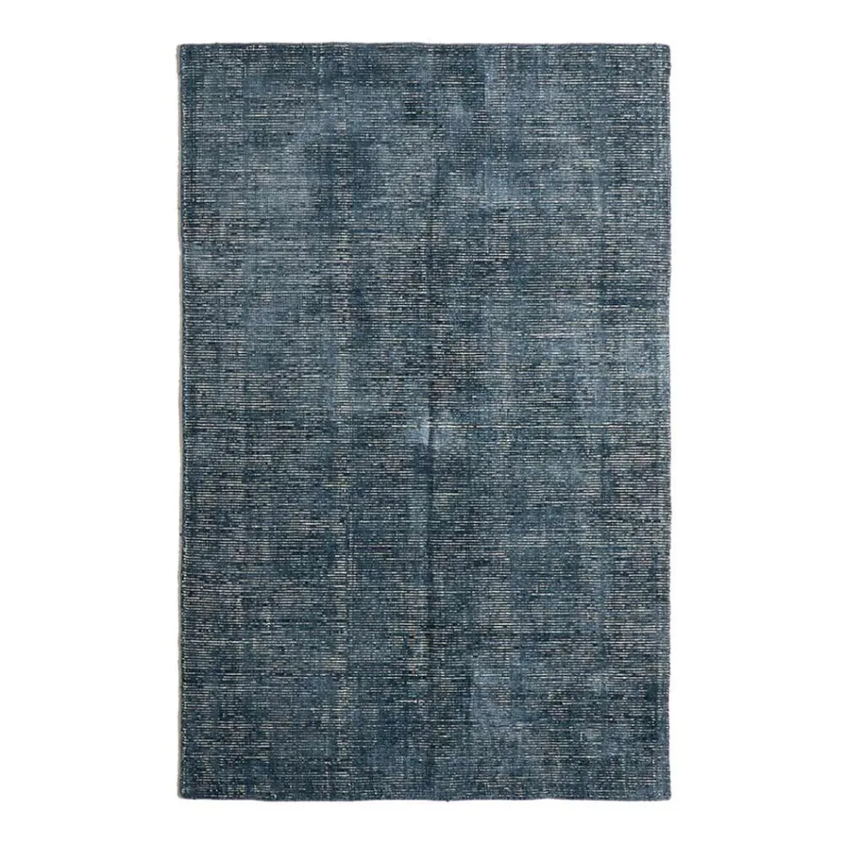 Lounge carpet in Cotton, Viscose and Wool Produced on a manual loom - Melita Viadurini