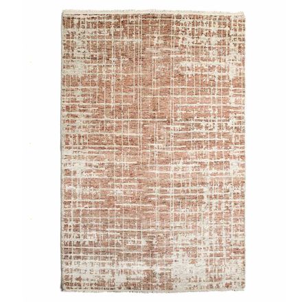 Modern Hand-Woven Lounge Carpet in Wool and Cotton - Neppo Viadurini