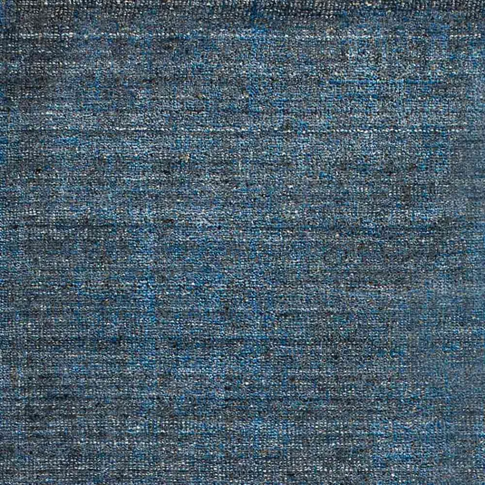Lounge carpet produced on a manual loom in viscose, wool and cotton - Cristel Viadurini