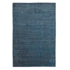 Lounge carpet produced on a manual loom in viscose, wool and cotton - Cristel Viadurini