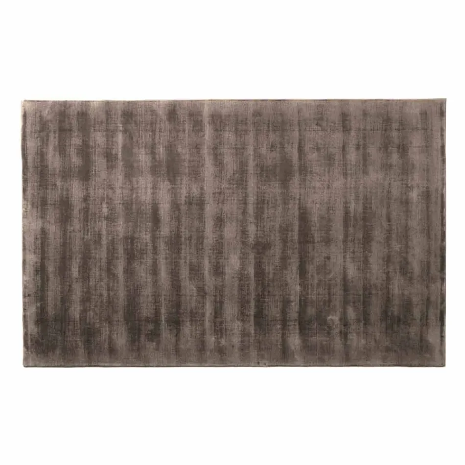 Rectangular Lounge Carpet in Viscose, High Quality Made in Italy - Stephan Viadurini