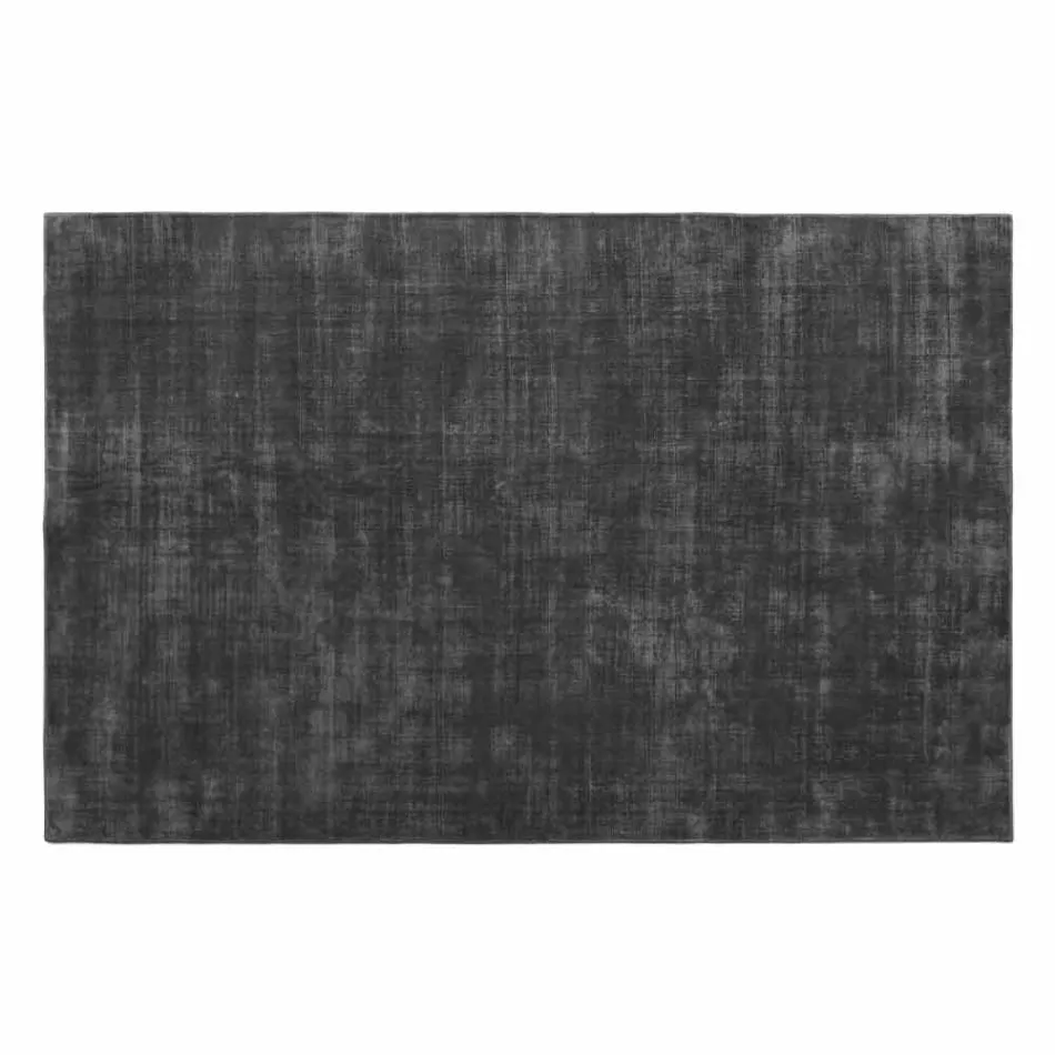 Rectangular Lounge Carpet in Viscose, High Quality Made in Italy - Stephan Viadurini