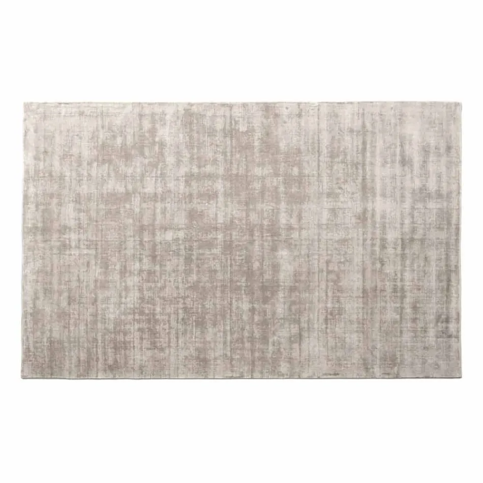 Rectangular Lounge Carpet in Viscose, High Quality Made in Italy - Stephan Viadurini