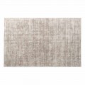 Rectangular Lounge Carpet in Viscose, High Quality Made in Italy - Stephan