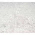 Design Rug with Beige Design in Polyester and Viscose - Occitania Viadurini