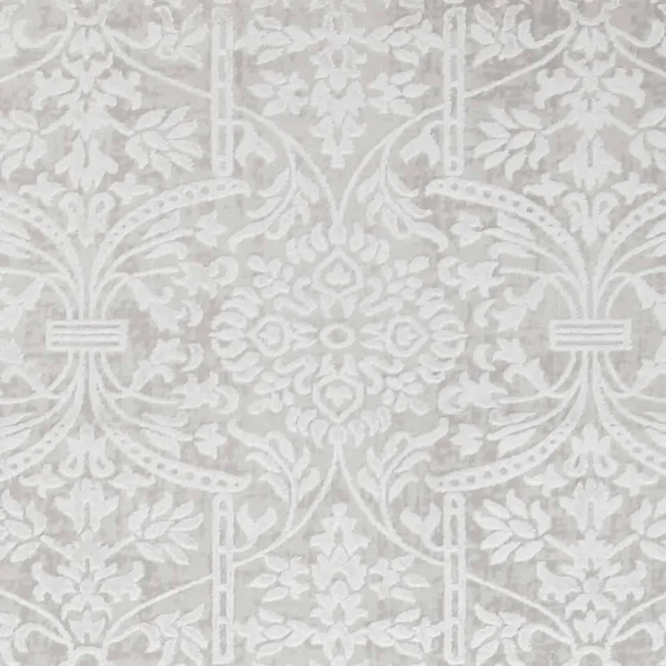 Design Rug with Beige Design in Polyester and Viscose - Occitania Viadurini