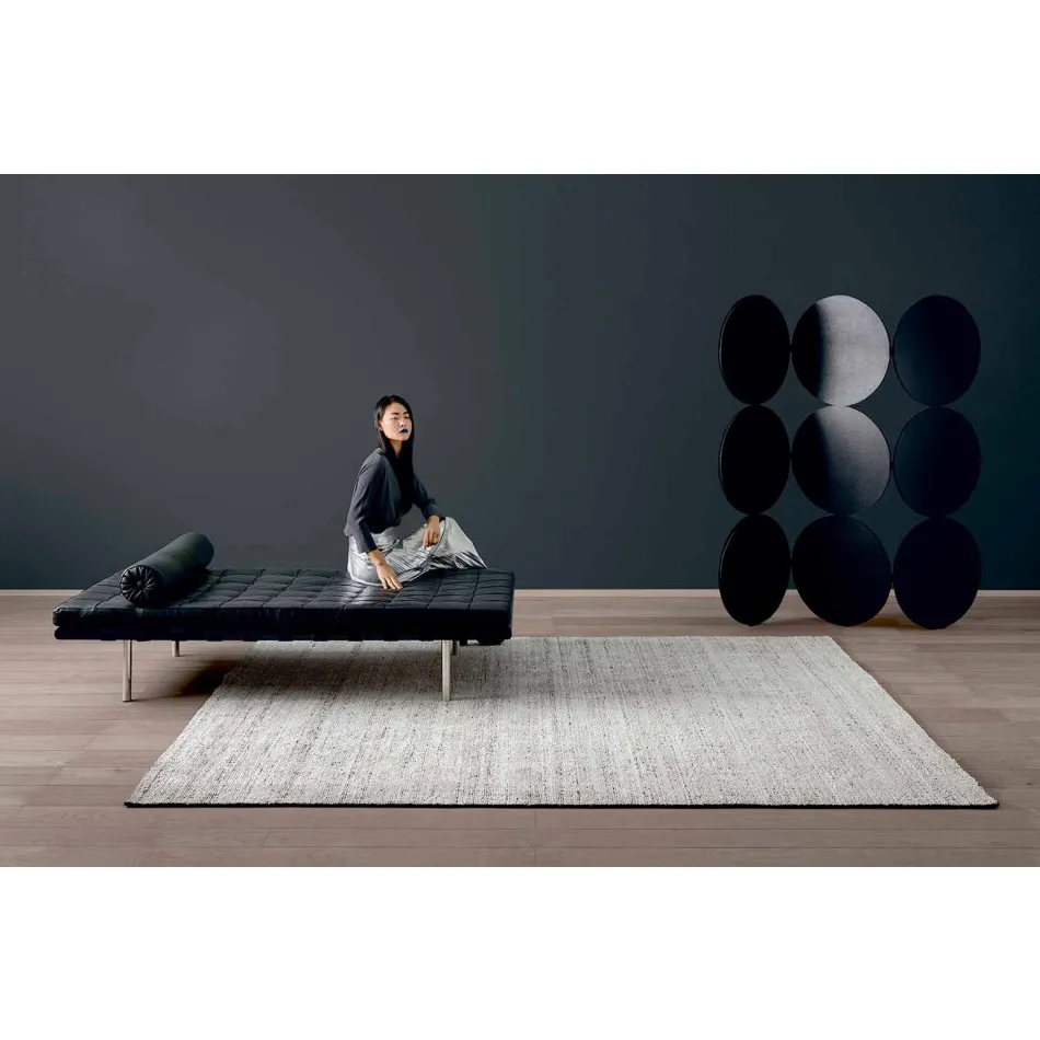 Large Shaded and Modern Design Rug with Border - Brunilde Viadurini