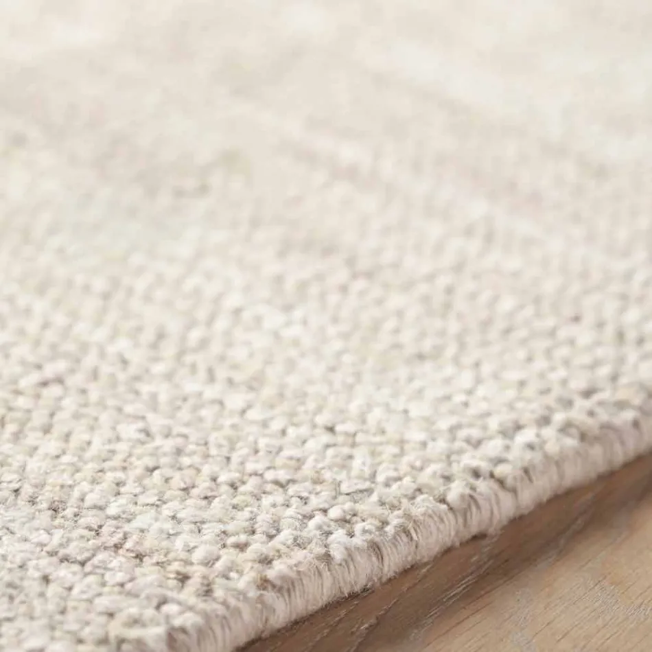 Large Shaded and Modern Design Rug with Border - Brunilde Viadurini