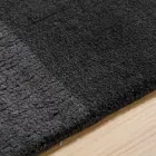 Large Colored Wool and Silk Rug with Modern Design Band - Blend Viadurini