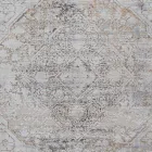 Acrylic and Viscose Anti-Slip Rug with Grey Beige Design - President Viadurini