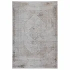 Acrylic and Viscose Anti-Slip Rug with Grey Beige Design - President Viadurini