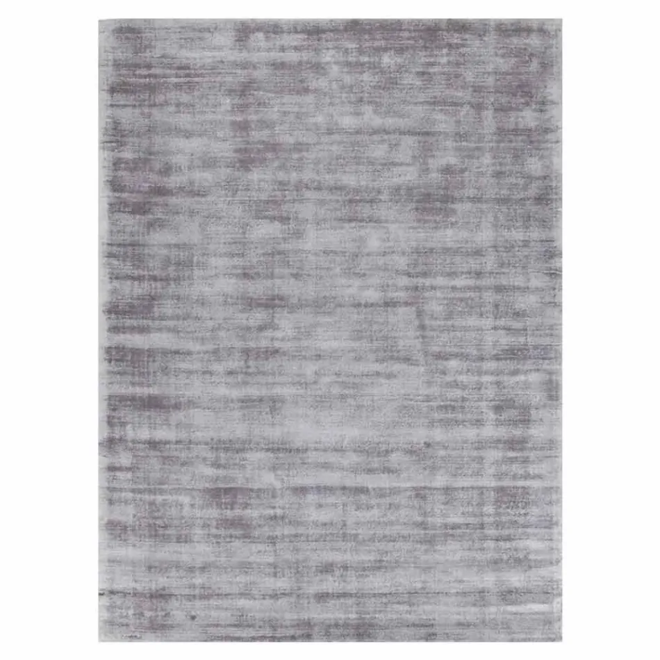 Customizable Versatile Viscose and Cotton Rug - Mutter Viadurini